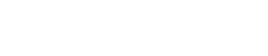 positive words logo